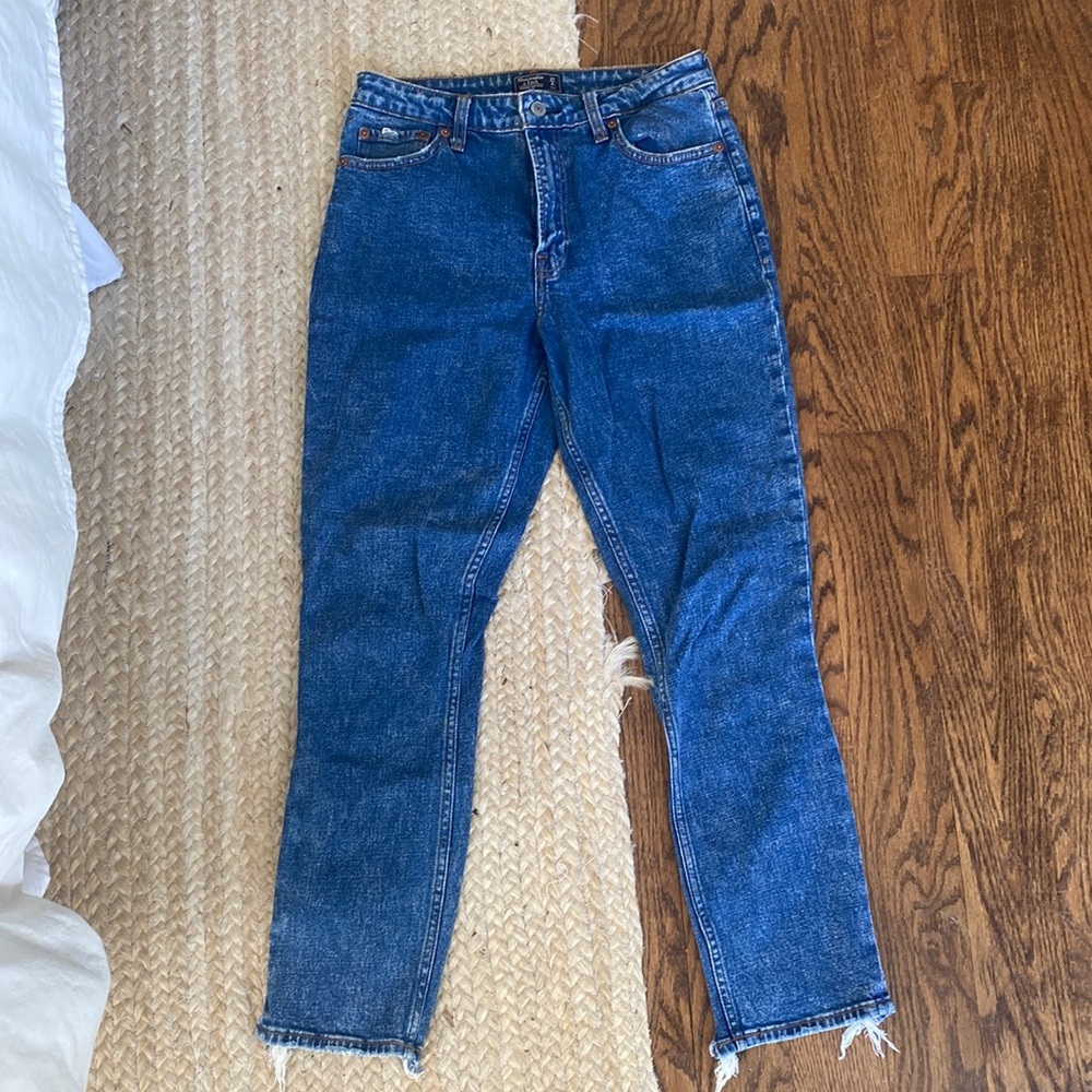 abercrombie simone high rise denim
